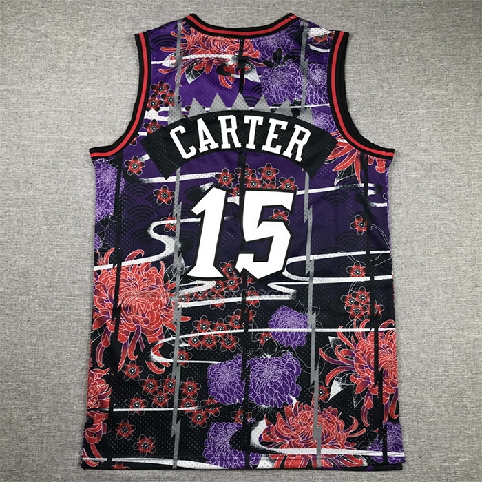 Maglia Toronto Raptors Vince Carter #15 Mitchell & Ness Lunar New Year Viola
